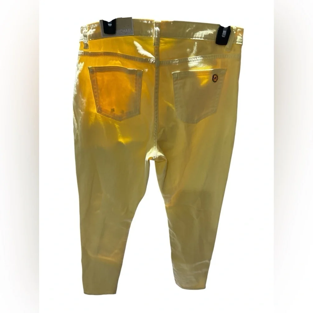 Michael Kors Yellow Skinny Jeans